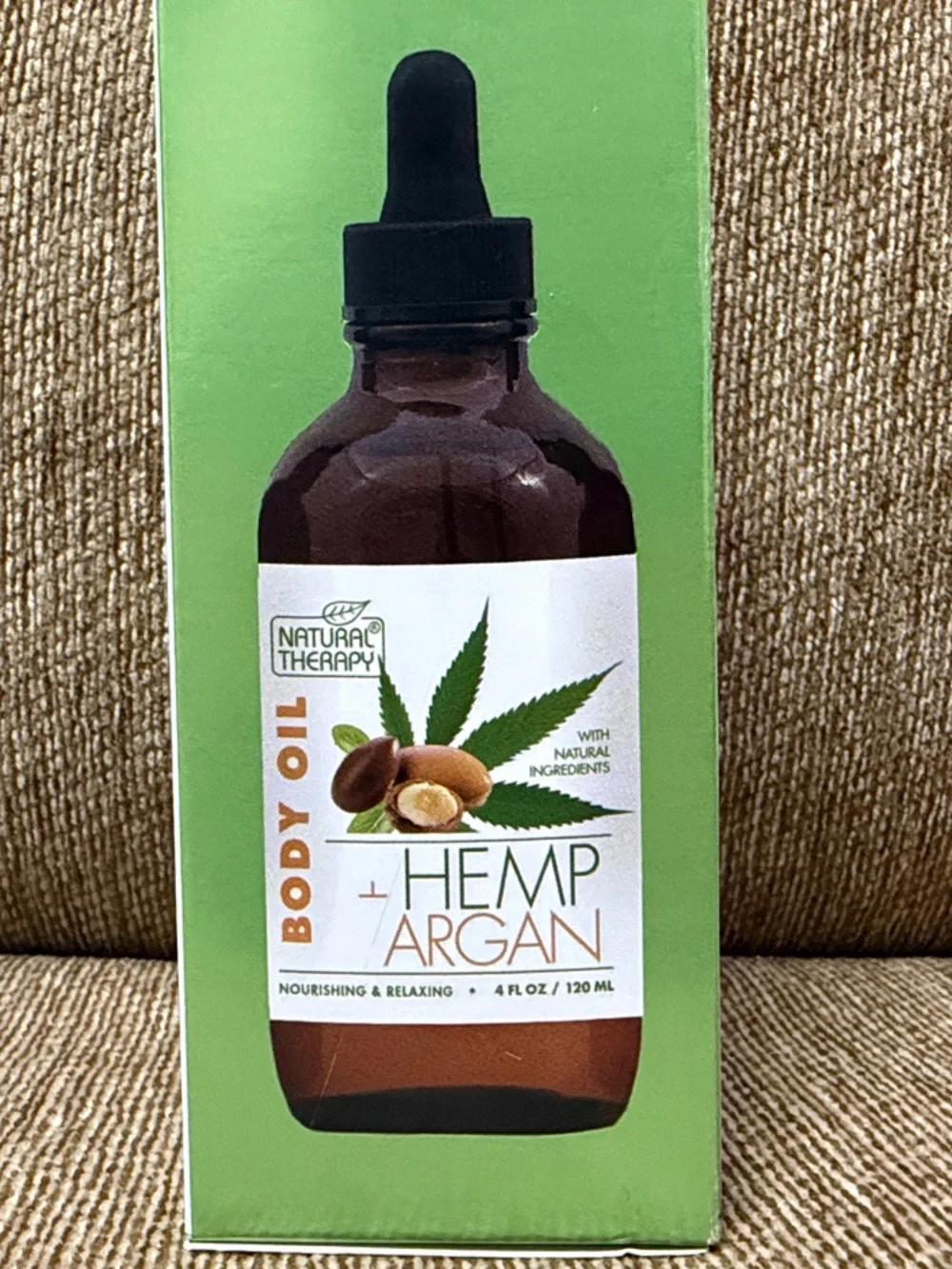 Hemp + Argan Body Oil — Natural Therapy New